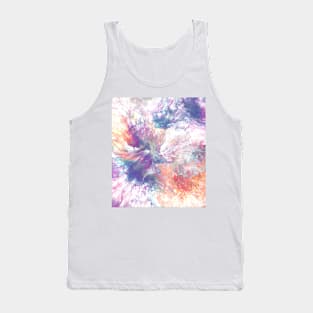 Splash of color orange and purple. Tank Top